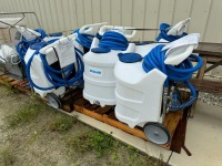 Lot (6) Ecolab Foam Spray Sanitizing Carts