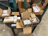 Lot Assorted Parts Consisting of Coupe Crouse Hinges, Quint AC-UPS, Pressure Gauges, Gramatech Table