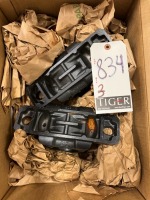 Lot (3) SKF Stainless Steel Black Mounts
