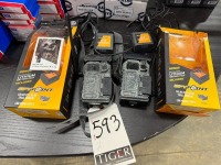 Lot (2) Spypoint Solar Cellular Trail Cameras, Link-Micro-S-CTE-V