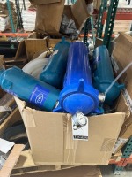 Lot Assorted Filter Tanks & Hoses, Tubes, Braces, Brackets & Other Industry Related Items
