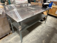Lot (2) Stainless Steel Tables