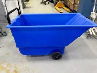 Bayhead Mobile Dump Bin, Blue