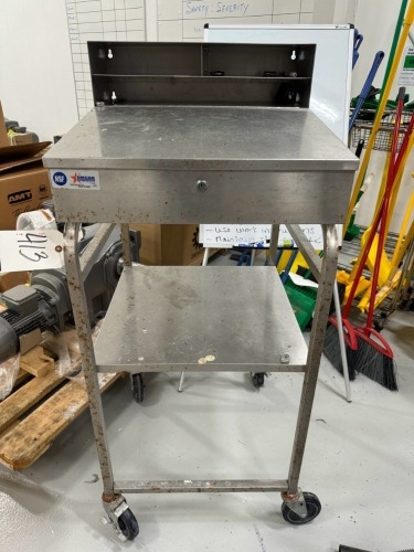 Stainless Steel Mobile Work Station