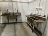 Lot (2) Advanced Smart Fabrication 2- Compartment Sinks