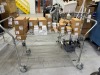 Lot Uline Metal Rolling Cart