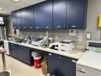 Lot Lab Furniture Consisting of Lab Cabinets & Counters, Sinks & Faucets, Sink Counter & Cabinets