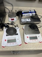 Lot (3) Digital Scout Ohaus Scales & Adam Digital Scale