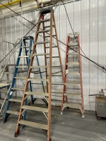 Lot Werner 10-Step Ladder & Louisville 8-Step Ladder