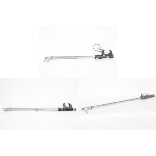 Lot (3) Matthews 3' - 8' Telescoping Hanger w/ C-Clamp