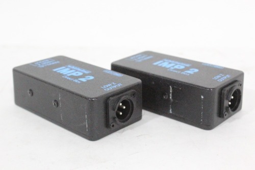 Lot (2) Whirlwind IMP 2 Standard Direct Box