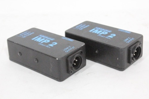 Lot (2) Whirlwind IMP 2 Standard Direct Box