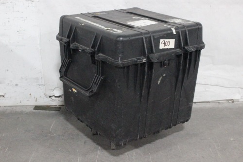 900' FIS Blue 4 Fiber 62.5um TAC Fiber Optic Cable + Cable Reel w/ Pelican 0370 Hard Case