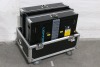 Lot (36) Lighthouse Rn4-SB (4mm) 482x638mm LED Panels w/ Alteria Processors in (19) Hard Rolling Cases & (4) Basestands in a Wheeled Hard Case - 5