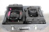 Lot (2) VariLite VL2202 Moving Head Spot Lights in Wheeled Hard Case
