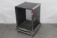 Calzone 14RU Road Case w/ Wheels