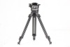 Cartoni Delta Head EFP Carbon 100 Tripod w/ Cartoni Delta Fluid Tripod Head 100mm Bowl - 3