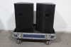 Lot (2) Nexo PS15 Passive/ Active Speaker w/ R&R Wheeled Hard Case - 4