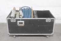 Lot (100' Minimum) Unknown Length Cable Reel in Rock Hard Wheeled Case