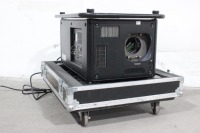 Barco HDX-W20 FLEX (20,000 Lumens) WUXGA 3-Chip DLP Projector w/ Cage and Remote Control in Wheeled Hard Case