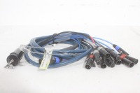 15' - Whirlwind W1IF 39-Pin Inline Female Crimp Connector to (9) Male (3) Female Fanout 3-Pin XLR Connectors