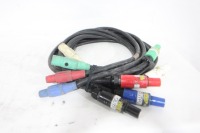 8' - 600V Cable w/ PowerLock IP67 Heavy Duty Power Connector Female to Male CLS Series Single in Connectors (400A / 600V)