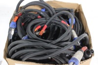 Lot (218' Total) NL4 Cable w/ Male to Male Connectors