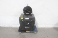 600' 4-Channel SC-SC/UPC Fiber Optic Cable w/ Clark CRW-206DE Cable Reel in Pelican 0370 Hard Case