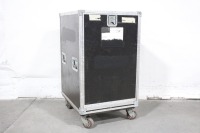 17 RU Rack Unit Wheeled Hard w/ RamTech MPS3-IHH-D8-Y6-D, Outlets & Assorted Wires