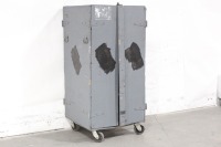 Wheeled Workbox w/ (2) 28x14x9 Sections and (25) 5x14x14 Slots