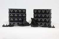 Lot (8) Chroma-Q ColorBlock Db4 Lights w/ Hardware and Cables