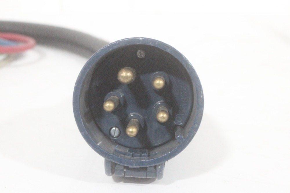 5' Audio Cable w/ Daniel Woodhead IEC Pin Industrial Grade 5Wire Male