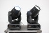 Lot (2) Martin MAC 2000 Wash XB Moving Head Lights in Wheeled Hard Case