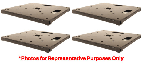 Lot (4) SmartStage TRBSB20B Small Steel Truss Base - for 12"x12" & 16"x16" Box Trusses [BRAND NEW]