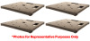 Lot (4) SmartStage TRBSB20B Small Steel Truss Base - for 12"x12" & 16"x16" Box Trusses [BRAND NEW]
