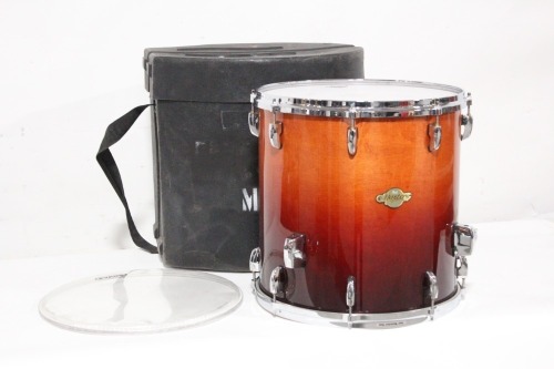 Pearl Masters All Maple Shell SST Tom Drum in Gator Carry Case