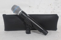 Shure ULXD2 H50 Wireless Transmitter (534 - 598 Mhz) w/ Beta 87C Capsule + Rechargeable Battery in Soft Pouch