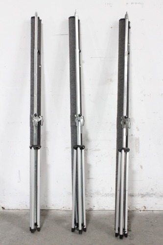 Lot (3) Da-Lite 5'x6' Tripod Front Projection Screens