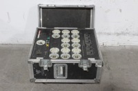 Motion Labs 2-Ton 8-Way Motor Control Power Distro w/ (6) Breakers @ 10A, (8) L14-20R Connectors, (8) L22-20P Connectors, and (1) L21-30P Connector in Hard Carrying Case