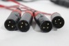 5' - Whirlwind DBF2-FM-010 Fanout Cable w/ (4) XLR AES Input Connectors and (4) XLR AES Output Connectors - 4