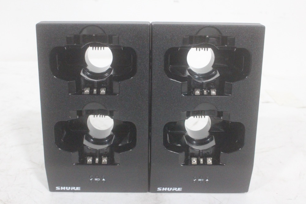 Lot (2) Shure SBC200 Dual Docking Recharging Station (No Power Supply)