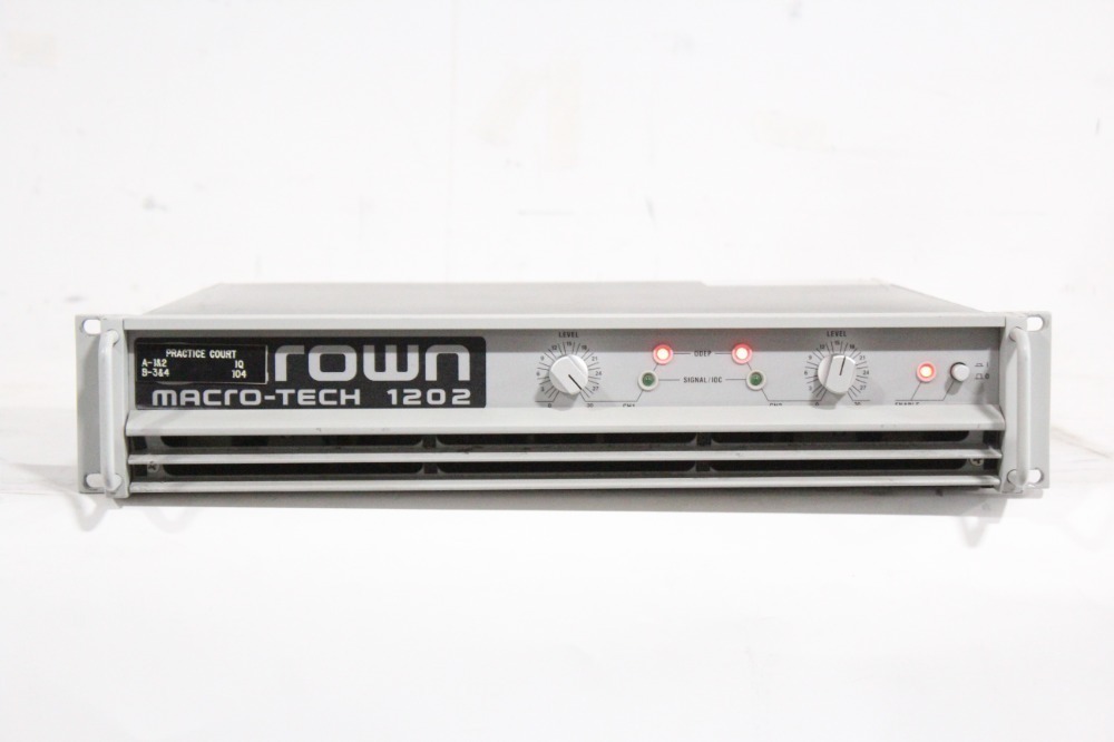 AMCRON MACRO-TECH 1202 パワーアンプ 音響機器 アムクロン M6088048