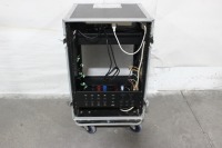 22x28x36 16RU Wheeled Road Case w/ Various Cables, Drawer, Power Box, Outlet, & Power Strip