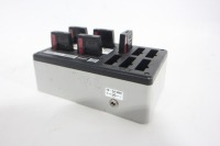 HME AC40A DC Charger for BAT41 Clear-Com Batteries w/ (5) BAT41 Batteries