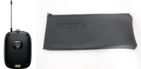 Shure SLXD1 G58 UHF FM Wireless Bodypack Transmitter (470 - 514 MHz) w/ Faux Leather Pouch