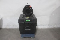 600' 4-Channel SC-SC/UPC Fiber Optic Cable w/ Clark CRW-206DE Cable Reel in Pelican 0370 Hard Case