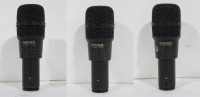 Lot (3) Nady DM70 Drum & Instrument Microphone