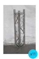 Lot (11) Global Truss TR96102 3.28' (1.0M) Triangular Truss