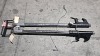 Lot (2) Matthews 2' - 5' Telescoping Hanger w/ C-Clamp and Stirrup Hanger