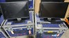 Lot (8) Dell U2410 WFP 24" Displays w/ Speakers, Mounts, Cables,PSUs Wheeled Cases - 4
